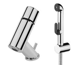 IL BAGNO ALESSI one : Washbasin tap with hand shower