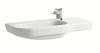 LB3 MODERN : Asymmetrical countertop washbasin, shelf right - Click for more details