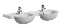 FIORA : Double countertop washbasin