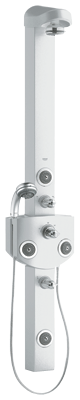 Aquatower 3000 : Dual shower system 3/4"