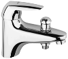 Eurodisc : Single-lever bath/shower mixer 1/2" HP/LP - Click for more details