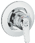 Avensys Shower : Manual shower mixer concealed 1/2" - Click for more details
