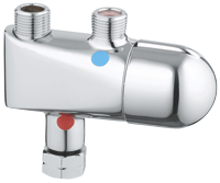 Grohtherm Micro : Thermostatic scalding protection