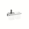 LB3 ACCESSORIES : Combined soap dispenser and glass, wall mounted - Click for more details