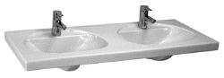 TALUX : Double countertop washbasin